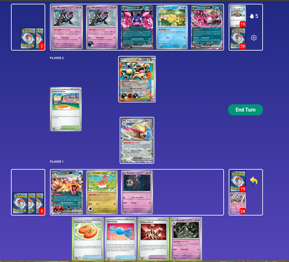 gameplay for Charizard / Pidgeot 2